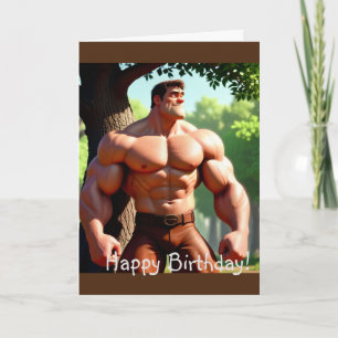 Bodybuilding der Birthday Kort