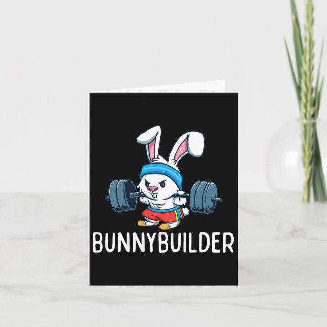 Bodybuilding der Bunny Påsk Bunnybyggder Fitness G Kort (Framsida)