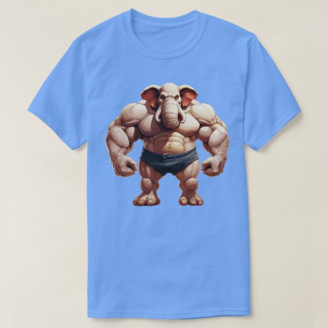 Bodybuilding der Elephant 3 T Shirt (Design framsida)