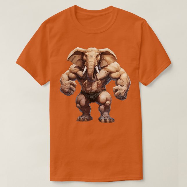 Bodybuilding der Elephant T Shirt (Design framsida)