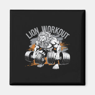 Bodybuilding der Lejonare Älskare Gym Bära Fitness Magnet