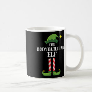 Bodybuilding Elf Matching Family Group, jul P Kaffemugg
