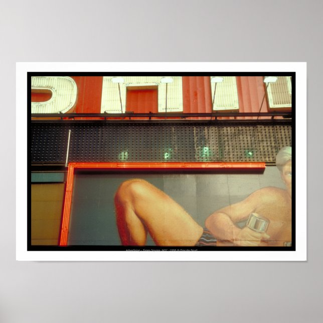 Bodybuilding Fitness Advertising Time Square NYC P Poster (Framsidan)