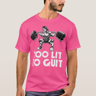Bodybuilding för Lit för att avsluta fyrkantsstrec T Shirt