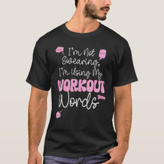 Bodybuilding funny Im Svear inte Im med mitt arbet T Shirt