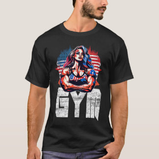 Bodybuilding Gorilla Gym Fitness Beast Woman T Shirt