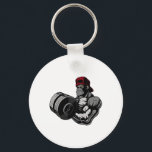 Bodybuilding Gorilla Workout Gym Strängträning Nyckelring<br><div class="desc">Bodybuilding Gorilla Workout Gym Strängträning</div>