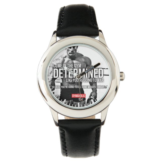 Bodybuilding Gym Motivation Armbandsur (Framsida)