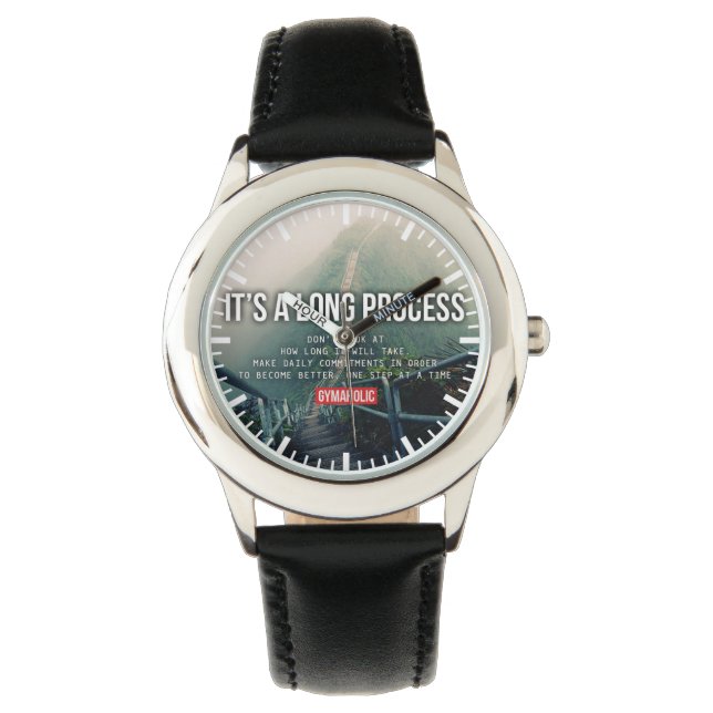 Bodybuilding Gym Motivation Armbandsur (Framsida)