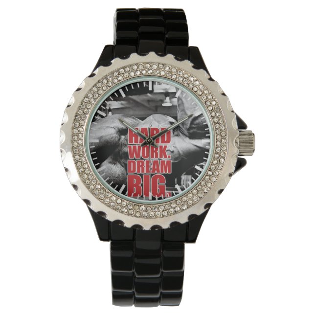 Bodybuilding Gym Motivation Armbandsur (Framsida)