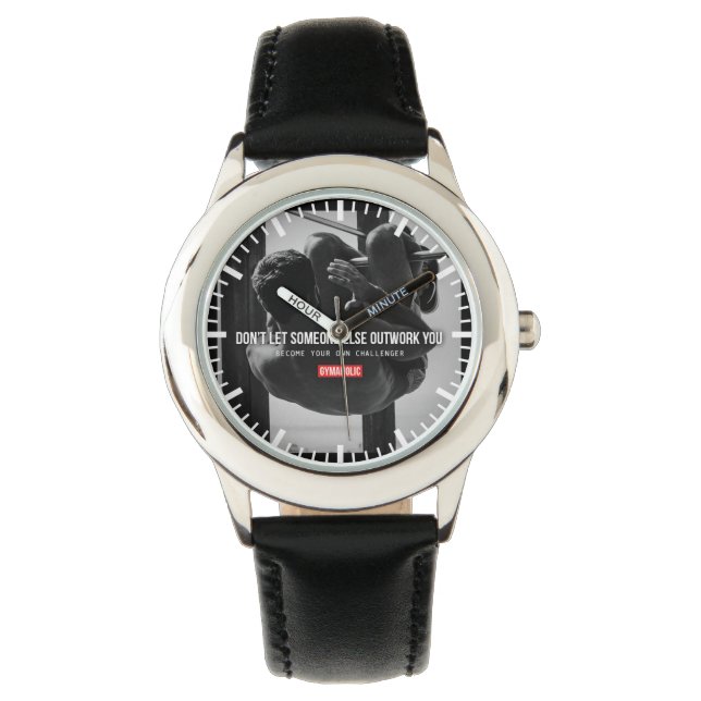 Bodybuilding Gym Motivation Armbandsur (Framsida)