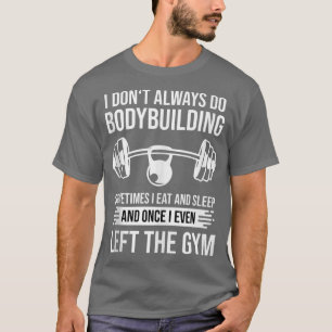 Bodybuilding Gym Outfit with Barbell for Bodybuild T Shirt