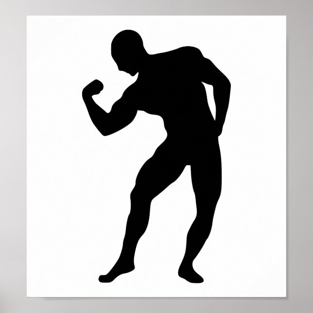 Bodybuilding gym poster (Framsidan)
