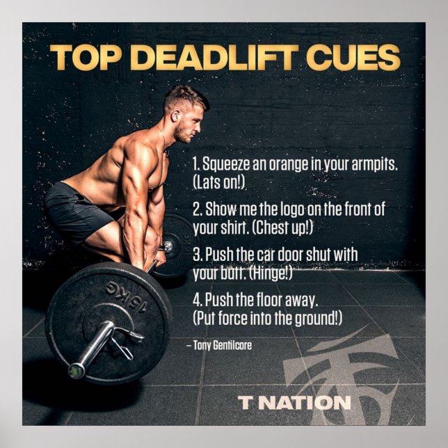 Bodybuilding Gym Workout Motivational Poster (Framsidan)