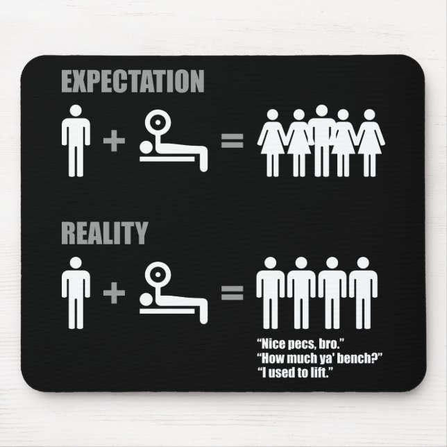 Bodybuilding Humor - Expections vs Reality Musmatta (Framsidan)