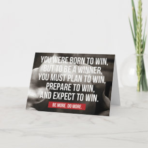 Bodybuilding-inspiration - Born to Win - Workout Kort