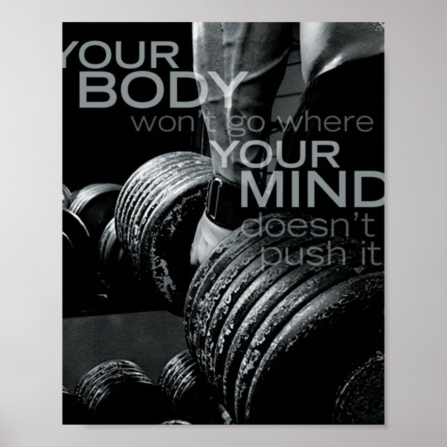 Bodybuilding inspirationsoffert 4 poster (Framsidan)