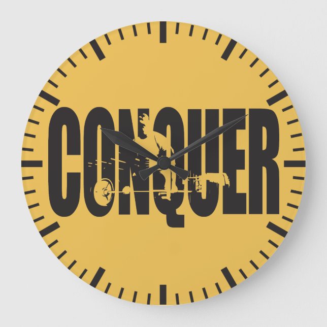 Bodybuilding Motivation - erövra Stor Klocka (Framsida)