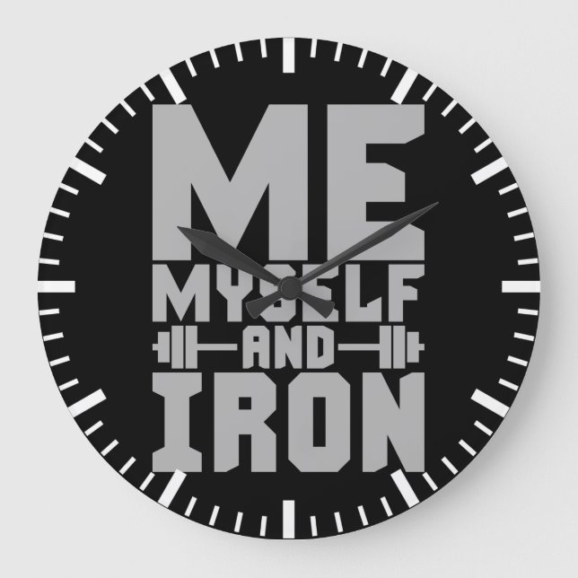Bodybuilding Motivation - Jag, mig själv och Järn Stor Klocka (Framsida)