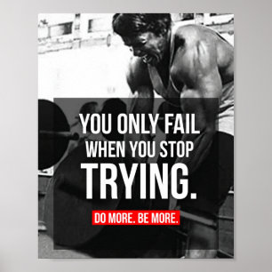 Bodybuilding Motivational Poster