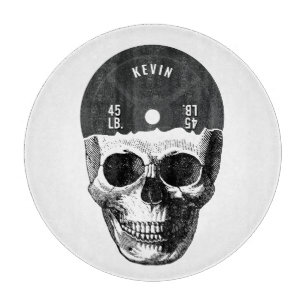 Bodybuilding of Weight Platt Skullträning