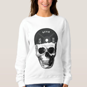 Bodybuilding of Weight Platt Skullträning T Shirt