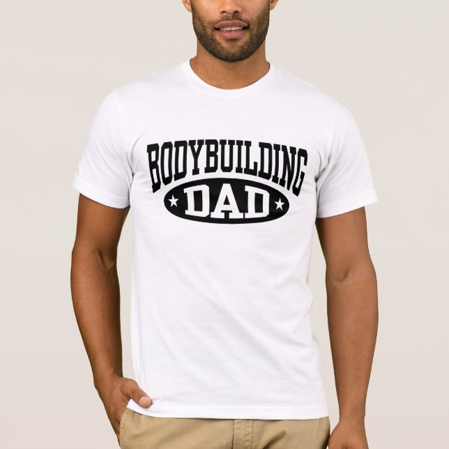 Bodybuilding Pappa T-shirt (Framsida)