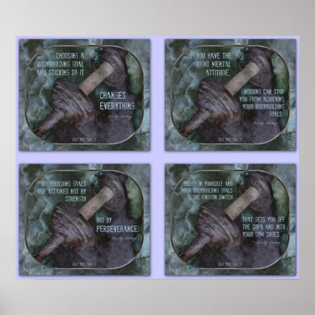 Bodybuilding Poster Collage 2 (Framsidan)