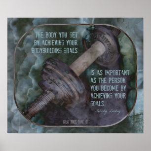 Bodybuilding Poster med inspirationsoffert 017