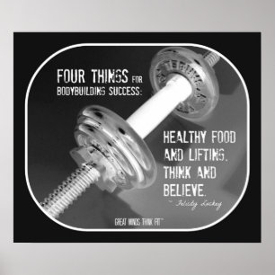 Bodybuilding Poster med offert 009