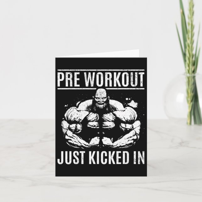 Bodybuilding Pre-Workout just in - Gym Body Kort (Framsida)
