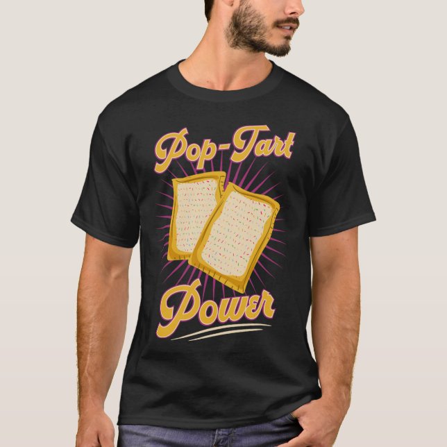 Bodybuilding Pre-workout Pop Tart Power Gym Exerci T Shirt (Framsida)