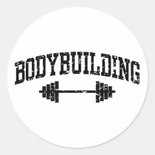 Bodybuilding Runt Klistermärke