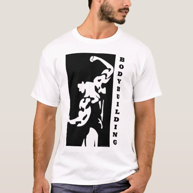 Bodybuilding Shirt Tee (Framsida)
