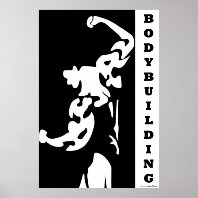 Bodybuilding Skriv ut Poster (Framsidan)