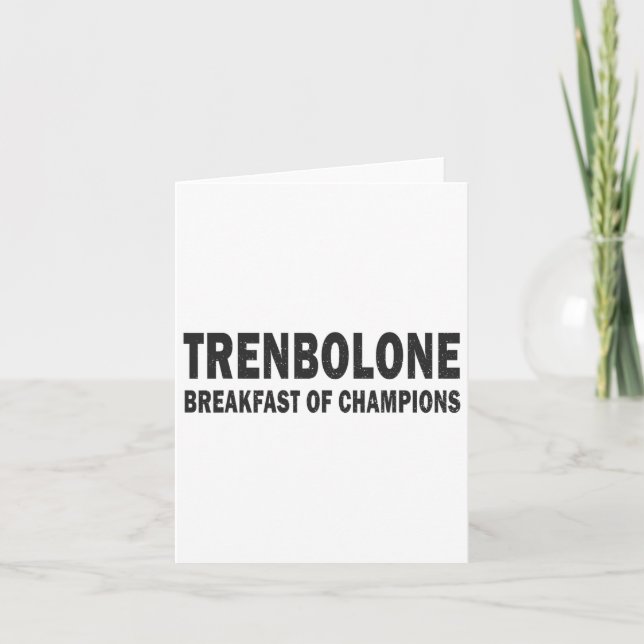 Bodybuilding Steroid Trenbolone Breakfast of Champ Kort (Framsida)