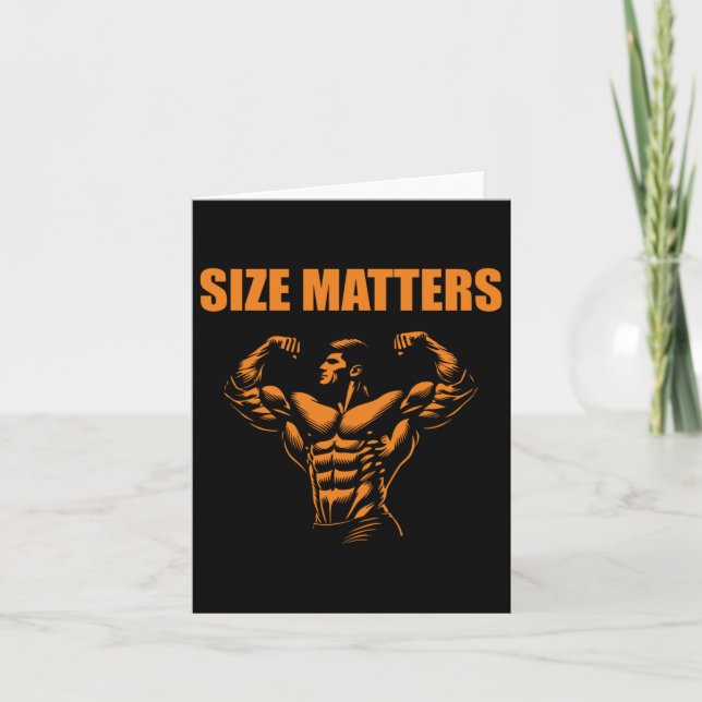 Bodybuilding - Storlek S Sticker Kort (Framsida)