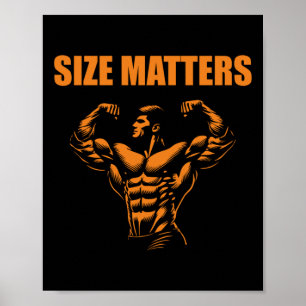 Bodybuilding - Storlek S Sticker Poster