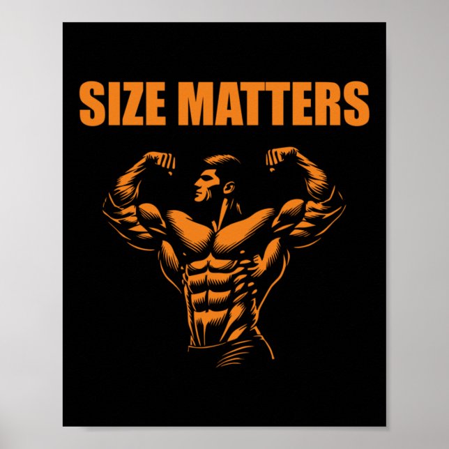 Bodybuilding - Storlek S Sticker Poster (Framsidan)