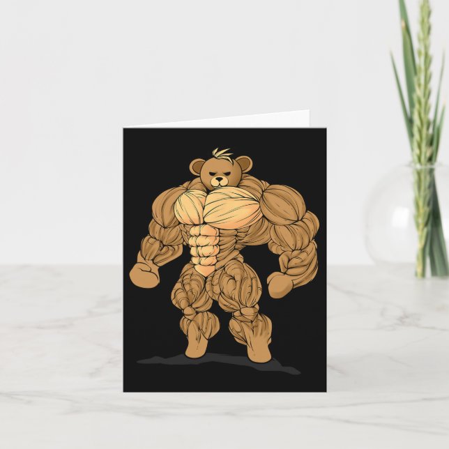 Bodybuilding Strear Sport Bear Kort (Framsida)