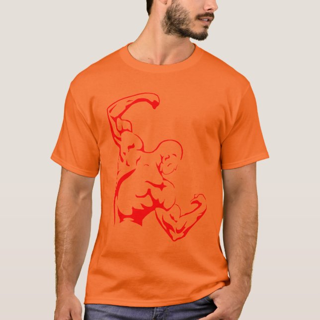 Bodybuilding Tee Shirt (Framsida)