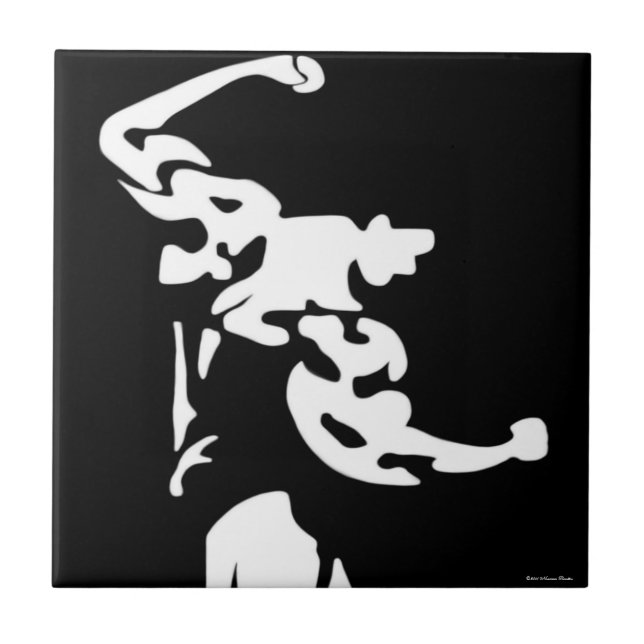 Bodybuilding Tile Kakelplatta (Framsidan)