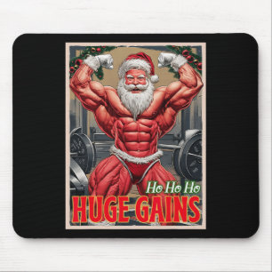Bodybuilding Tomte Ho Ho Enorma Förändringar Tyngd Musmatta