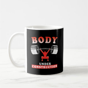 Bodybuilding-träningsoffert för motiveringsarbete kaffemugg