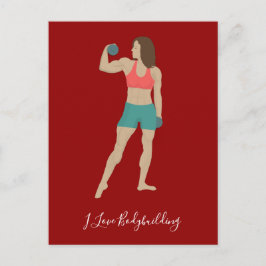 Bodybuilding Vykort