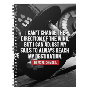 Bodybuilding Workout Motivational Ord Anteckningsbok