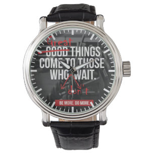 Bodybuilding Workout Motivational Ord Armbandsur