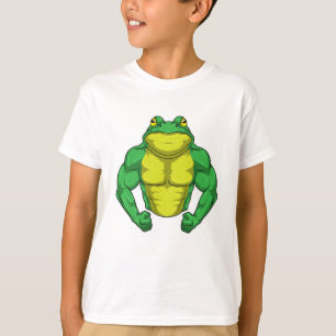 Bodybyggare med stora muskler t shirt
