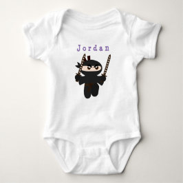 bodydräkt lustigt, ninja 01. Bysdräkt i baby T Shirt