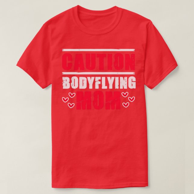 Bodyflight Mamma for a Indoor Skydiver Bodyflight  T Shirt (Design framsida)